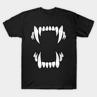 Scary Wolf Fangs T-Shirt